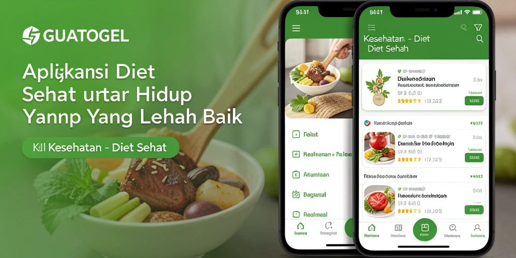 Tampilan antarmuka GUATOGEL yang menarik dan mudah digunakan.