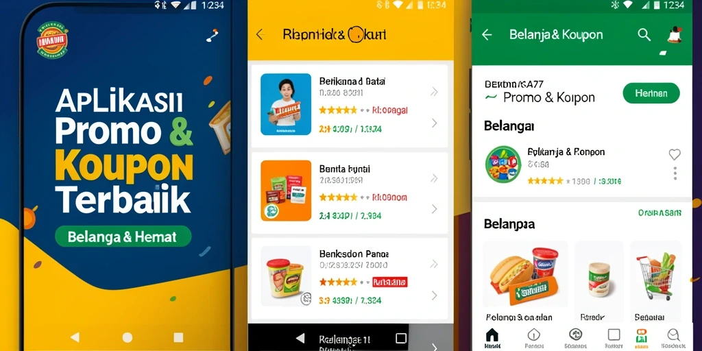 Antarmuka K234 yang sederhana dan efektif untuk promo dan kupon.