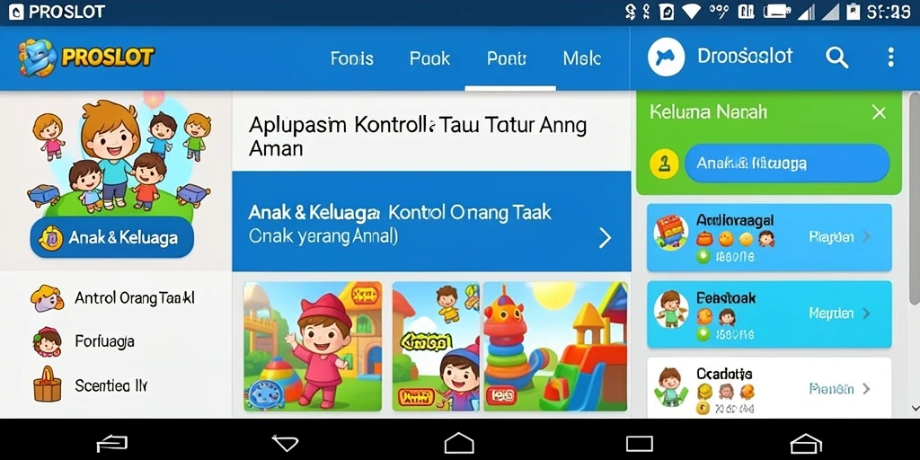 Antarmuka PROSLOT yang ramah pengguna dan intuitif.