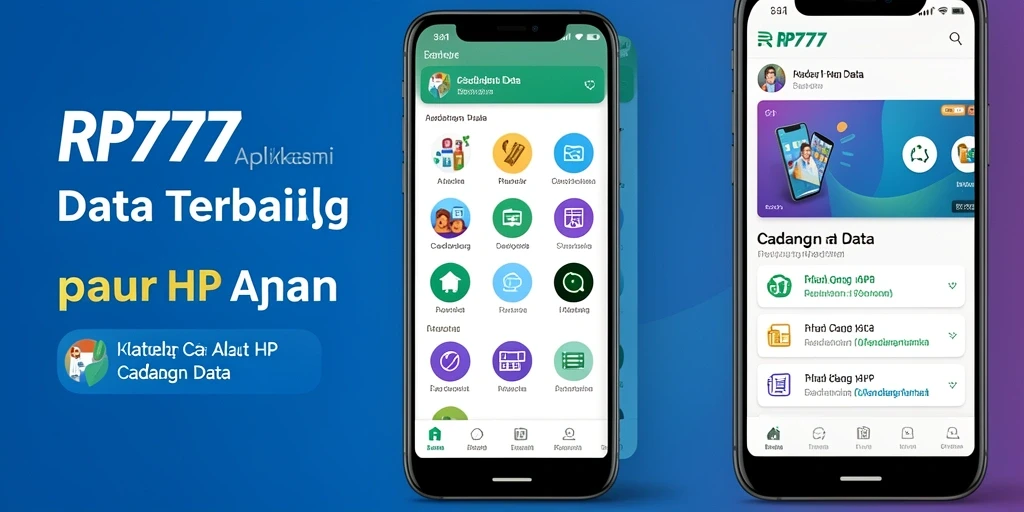Tampilan antarmuka aplikasi RP777 yang user-friendly dan efisien.