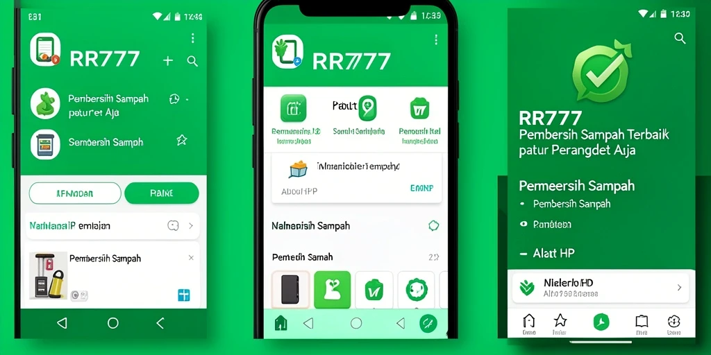 Tampilan antarmuka aplikasi RR777 yang user-friendly dan efektif.