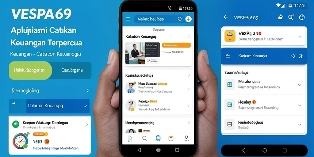 Tampilan antarmuka VESPA69 yang sederhana dan intuitif.